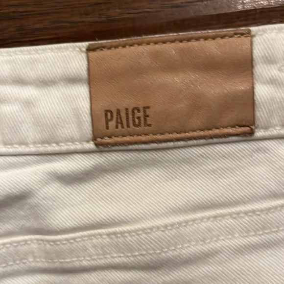 PAIGE Hoxton Ankle Jeans in White Size 28 - Picture 5 of 6
